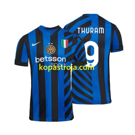 Billiga Fotbollströjor Inter Milan Marcus Thuram 9 Hemma tröja 2024/25 Kortärmad